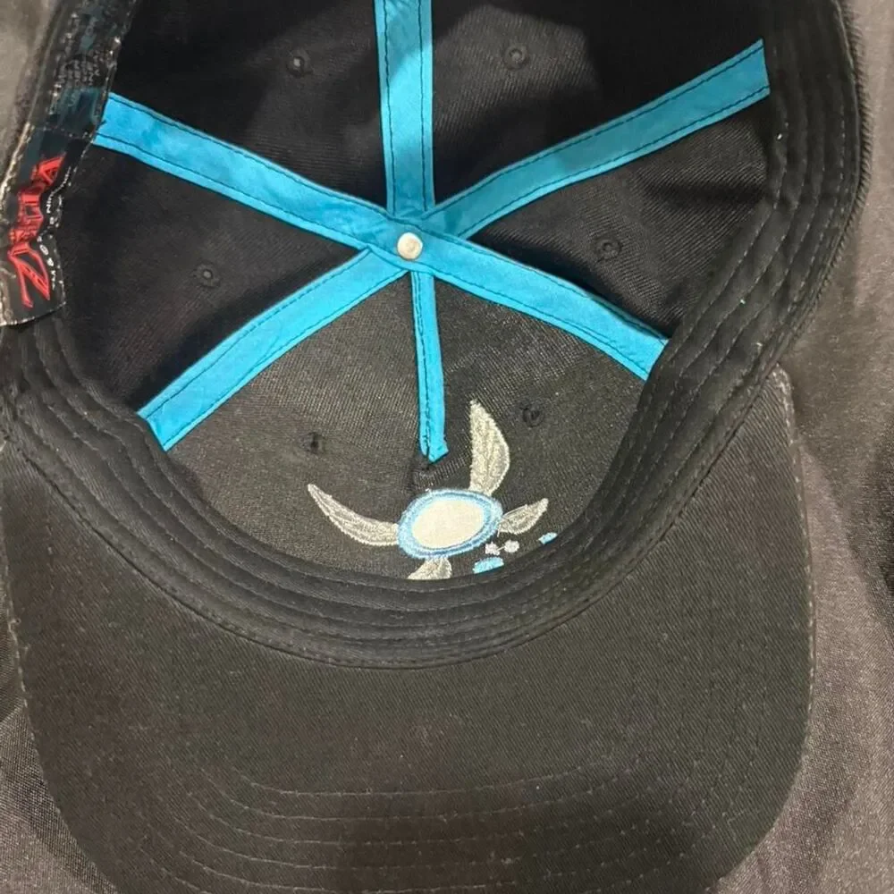 Nintendo Men's Black and Navy Hat